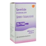 Seretide Evohaler, 25 250mcg, 120 Metered Actuations